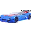 Merkloos Autobed - Racebed - Kinderbed - Street Racer - 236x119x68 cm - Blauw Best