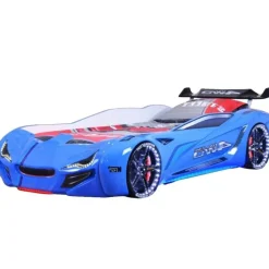 Merkloos Autobed - Racebed - Kinderbed - Street Racer - 236x119x68 cm - Blauw Best