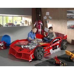 Vipack Autobed Max 90x200cm - rood Best