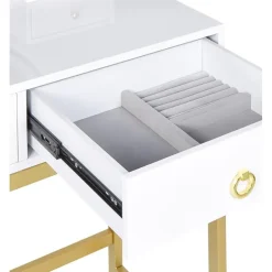 Beliani AUXON - Kaptafel - Wit - MDF Online