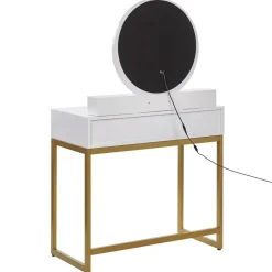 Beliani AUXON - Kaptafel - Wit - MDF Online