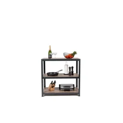 Erro Avasco Stellingkast - Zwart - Opbergrek laag metaal - 88x90x45 Sale