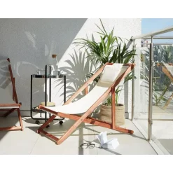 Beliani AVELLINO - Ligbed - Wit - Polyester New