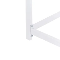 Beliani AVETRANA - Tuintafel - Wit - 150 x 50 cm - Staal Discount