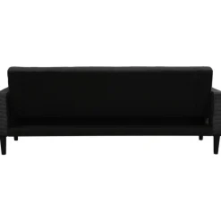 Dorel Home Avon - Slaapbank 3-zits in antraciet ribstof Clearance