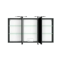 Held Badkamercombinatie Luna 2-delig 120cm - grafiet/eik Best