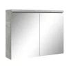 Badplaats Badkamerkast Paso 80 x 20 x 60 cm - Beton Grijs - Spiegelkast Badkamer Clearance