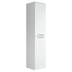 Badplaats Badkamerkast Saturnus 35 x 35 x 130 cm - Wit - Hangende Kolomkast met Clearance