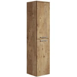 Badplaats Badkamerkast Saturnus 35 x 35 x 130 cm - Kastanje Eiken - Hangende New