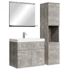 Badplaats Badkamermeubel Set Montreal 60 x 35 cm - Beton Grijs - Badmeubel met New