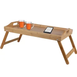 Bambou & Co Ontbijt op bed/tafeltje/dienblad op pootjes - 53x33x21 cm Sale