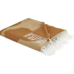 Beliani BANGRE - Plaid - Oranje - 130 x 170 cm - Polyester Outlet