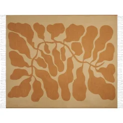 Beliani BANGRE - Plaid - Oranje - 130 x 170 cm - Polyester Outlet