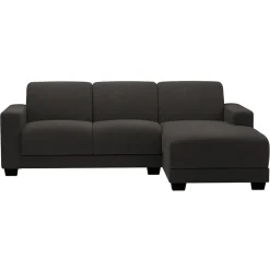 Leen Bakker Bank Aberdeen met chaise longue rechts - Preston - antraciet Clearance
