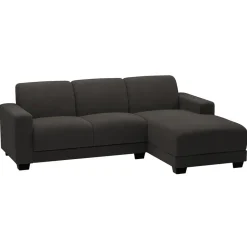 Leen Bakker Bank Aberdeen met chaise longue rechts - Preston - antraciet Clearance