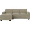 Leen Bakker Bank Aberdeen met chaise longue links - Rebel - taupe