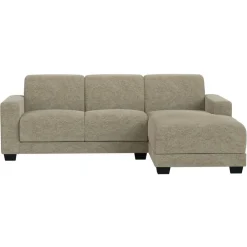 Leen Bakker Bank Aberdeen met chaise longue rechts - Rebel - taupe Online