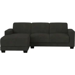 Leen Bakker Bank Aberdeen met chaise longue links - Preston - antraciet Sale