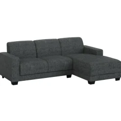 Leen Bakker Bank Aberdeen met chaise longue rechts - Kansas - grijs Best