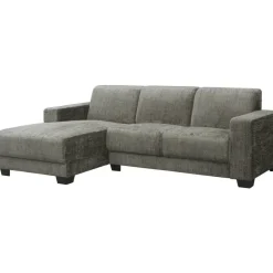 Leen Bakker Bank Aberdeen met chaise longue links - Cremona - grijs Discount