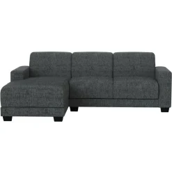 Leen Bakker Bank Aberdeen met chaise longue links - Kansas - grijs Discount