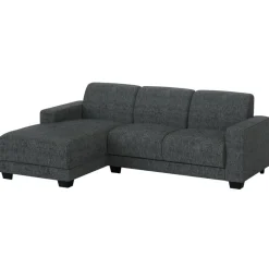 Leen Bakker Bank Aberdeen met chaise longue links - Kansas - grijs Discount