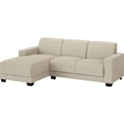 Leen Bakker Bank Aberdeen met chaise longue links - Kansas - crème Online