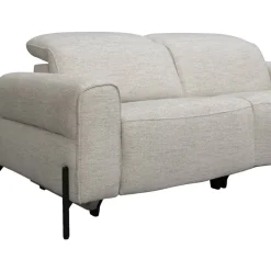 Leen Bakker Bank Dave 3-zits - elektrisch verstelbaar - lichtgrijs New