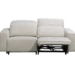 Leen Bakker Bank Dave 3-zits - elektrisch verstelbaar - lichtgrijs New