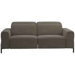 Leen Bakker Bank Dave 3-zits - elektrisch verstelbaar - stof Billy Joe - grijs Discount