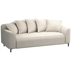 Leen Bakker Bank Elsa 3-zits - stof Eden - beige Best