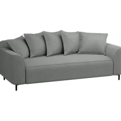 Leen Bakker Bank Elsa 3-zits - stof Eden - grijs Clearance