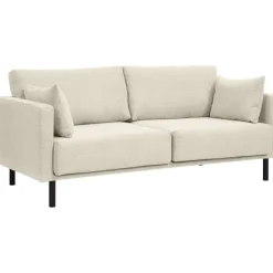 Leen Bakker Bank Siem 2,5-zits - ribstof Fjord - beige Sale