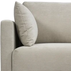 Leen Bakker Bank Siem 3-zits - ribstof Fjord - beige