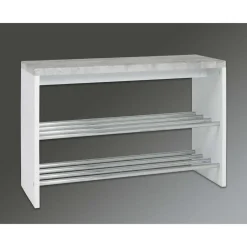 Haku Bank Tillio 81cm, 2 rekken - chroom/beton decor Hot