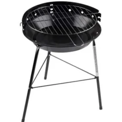 Merkloos Barbecue - houtskool BBQ - driepoot - zwart - 33 x 43 cm Online