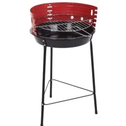 Merkloos Barbecue - houtskool BBQ - driepoot - zwart/ rood - 53 cm New