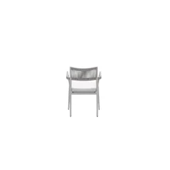 Garden Impressions Barcelona dining fauteuil - taupe - rope grey sand - valley sand Discount