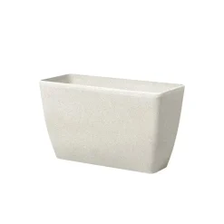 Beliani BARIS - Bloempot set van 2 - Beige - Groot - Stenenmix