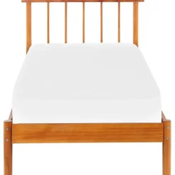 Beliani BARRET - Eenpersoonsbed - Lichte houtkleur - 90 x 200 cm - Dennenhout Best