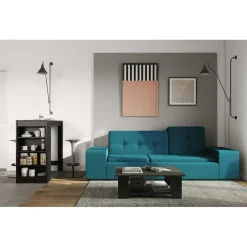 TemaHome Bartafel Aravis 115x50 met opbergruimte - zwart/beton Outlet