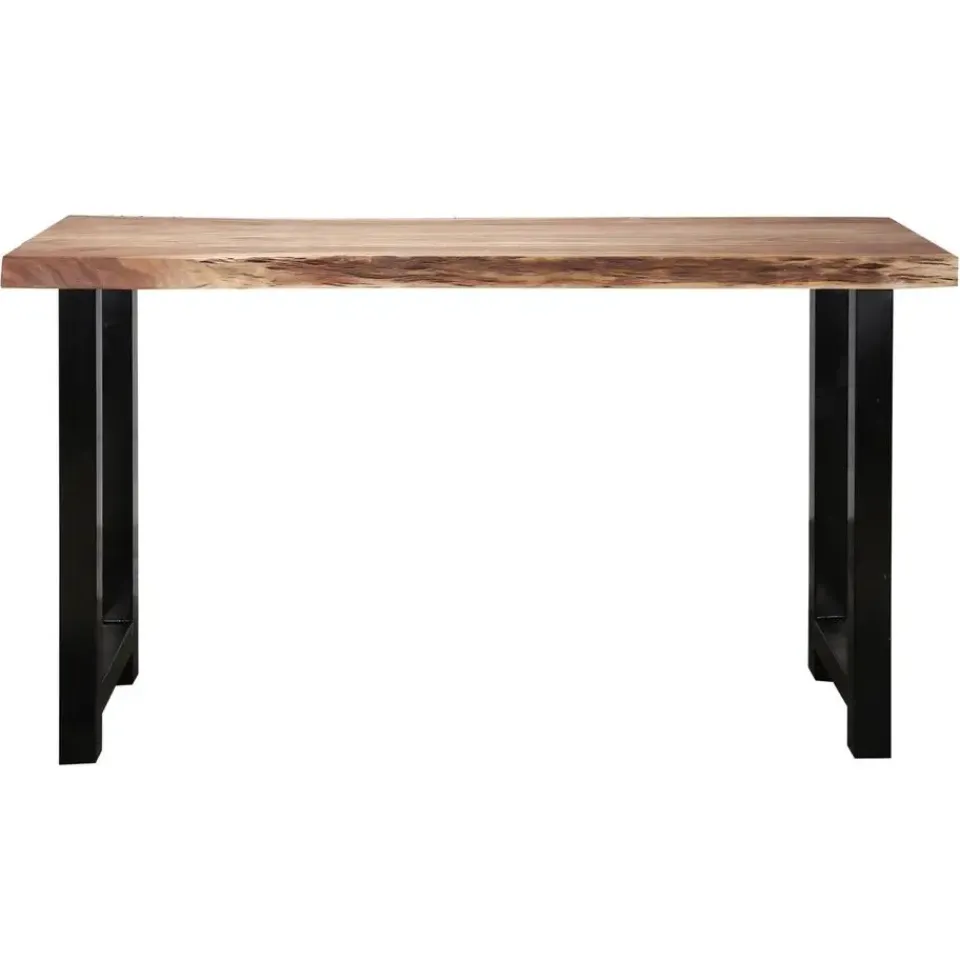 Giga Living Bartafel Boomstam Acaciahout - Naturel - Rechthoek - 150cm New