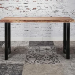 Giga Living Bartafel Boomstam Acaciahout - Naturel - Rechthoek - 150cm New