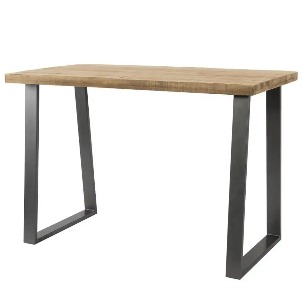 Giga Living Bartafel Mangohout Licht - 135x70x92cm - Trapeziumpoten Sale