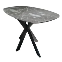 Emob Bartafel Mariola 140x80 cm-zwartbruin Outlet