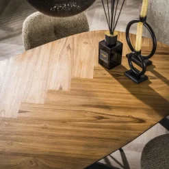 Giga Living Bartafel Organisch - Naturel Gerecycled Teak - 140x80x92cm Hot