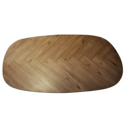 Giga Living Bartafel Organisch - Naturel Gerecycled Teak - 140x80x92cm Hot