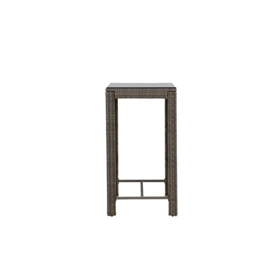 Fjôrd Bartafel Wicker - Grijs Glas - 100x60x110cm - Alo Online