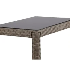 Fjôrd Bartafel Wicker - Grijs Glas - 100x60x110cm - Alo Online
