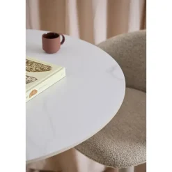 Giga Living Bartafel Wit Keramiek - Metaal - 80x80x105cm - Laurens Hot